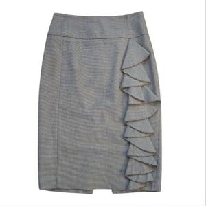 Express Pencil Skirt with Ruffle Detail size 0